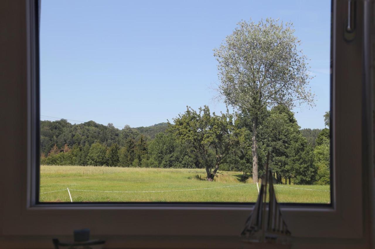 Auszeit Mit Weitblick In Der Saechsischen Schweiz - Kleiner Bauernhof Mit Tieren Und Wallbox Rathmannsdorf Extérieur photo